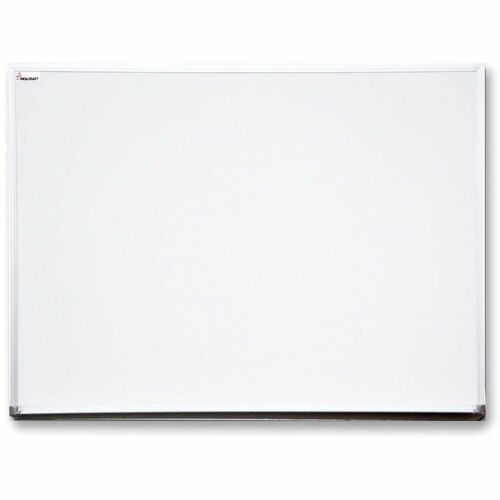 SKILCRAFT Melamine Surface Dry-erase Board - 24" x 18" - Anodized Aluminum Frame - White Board