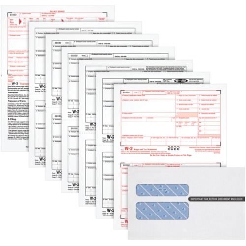 TOPS W2 Laser Forms 6-part Tax Kit - 24 / Pack