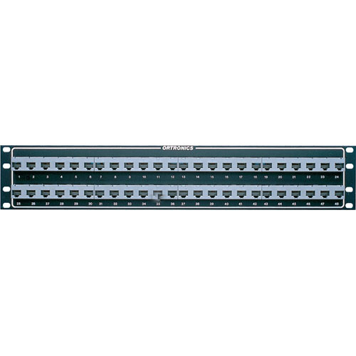 Ortronics OR-808004042 48-Port Audio/Network Patch Panel