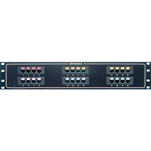 Ortronics OR-808004921 24-Port Audio/Network Patch Panel