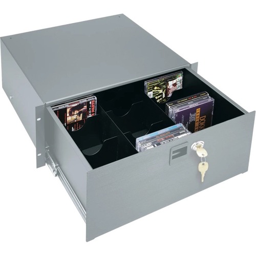 Middle Atlantic 4 RU Drawer Partition for CDs - For Storage - 4U Rack Height