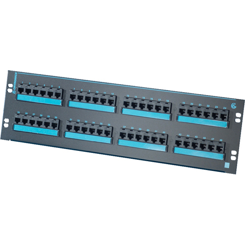 Ortronics Clarity 6 OR-PSD66U48 Cat6 Standard Density 48-Port Network Patch Panel