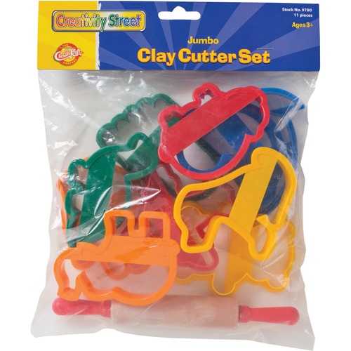 Creativity Street Clay Cutter Set - Clay Craft - 11 Piece(s) - 1 / Set