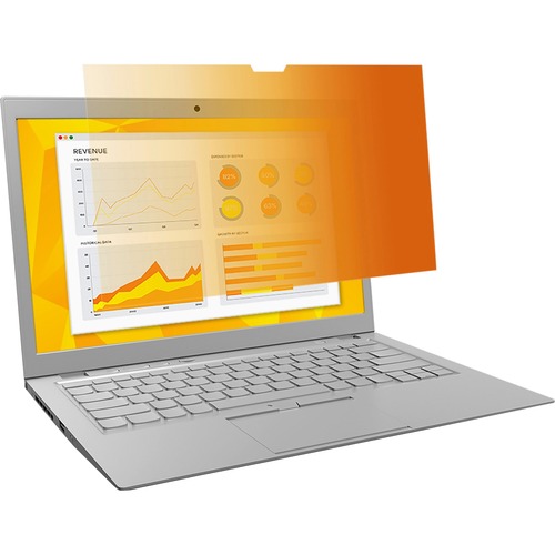 3M Gold GPF14.0W Privacy Screen Filter For Widescreen Notebook (16:9) - 14" - For 14" Widescreen LCD Notebook - 1