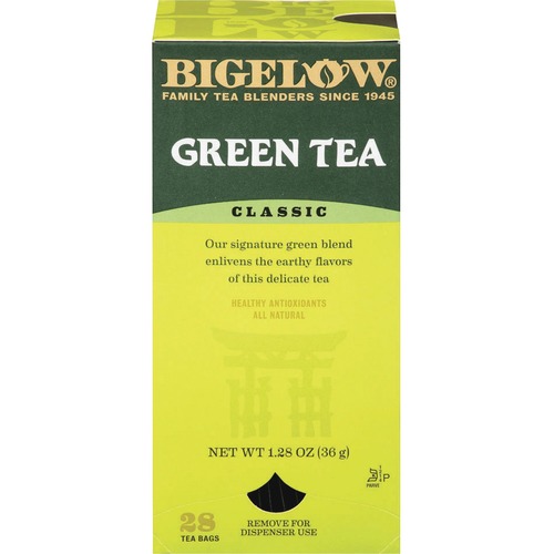 Bigelow Classic Green Tea Bag - 8 oz Per Bag - 28 / Box