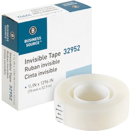 Picture of Business Source Invisible Tape Dispenser Refill Roll