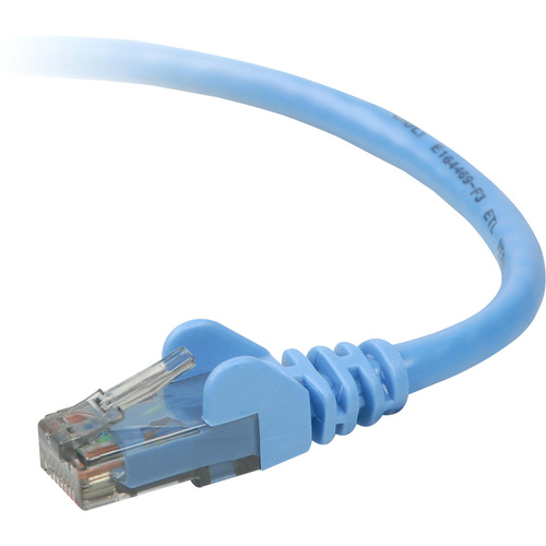 Belkin Cat.6 UTP Patch Cable - RJ-45 Male Network - RJ-45 Male Network - 7ft - Blue