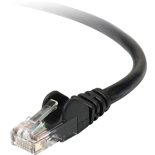 Belkin Cat.6 UTP Patch Cable - RJ-45 Male Network - RJ-45 Male Network - 25ft - Black