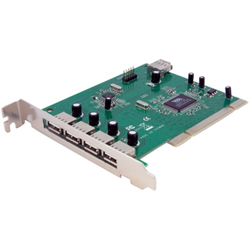 StarTech.com 7 Port PCI USB Card Adapter - Add 7 USB 2.0 Ports to your PC through a PCI slot - pci to usb - pci usb controller - usb 2.0 card - pci to usb adapter - pci usb card