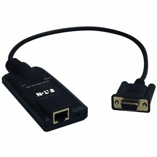 Tripp Lite Serial Server Interface Module for B064- Series KVM Switches TAA - RJ-45 Female Network, DB-9 Female Serial