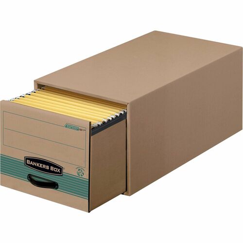 Recycled Stor/Drawer® Steel Plus™ - Letter - Internal Dimensions: 12.50" Width x 23.25" Depth x 10.38" Height - External Dimensions: 14" Width x 25.5" Depth x 11.5" Height - Media Size Supported: Letter - Heavy Duty - Stackable - Fiberboard, Ste