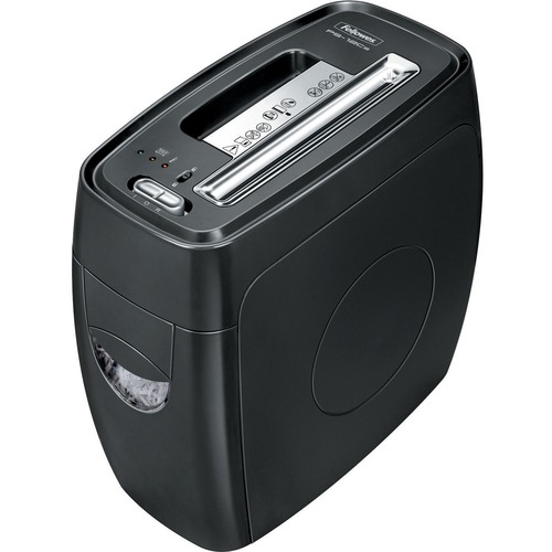 Fellowes Powershred® PS-12Cs Cross-Cut Shredder - Non-continuous Shredder - Cross Cut - 12 Per Pass - for shredding Paper, Staples, Paper Clip, Credit Card, Junk Mail - 0.156" x 2" Shred Size - P-3 - 10 ft/min - 9" Throat - 5 Minute Run Time - 20 Minu