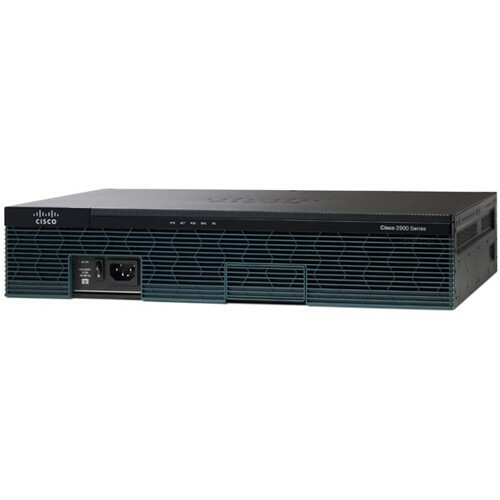 Cisco 2951 Integrated Services Router - 4 x HWIC, 1 x SFP (mini-GBIC), 3 x PVDM, 3 x Services Module, 2 x CompactFlash (CF) Card - 3 x 10/100/1000Base-T Network LAN