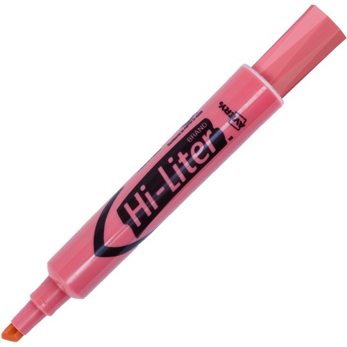 Avery® Hi-Liter Desk-Style, Light Pink, 1 Count (07749) - Chisel Marker Point Style - Light Pink Water Based Ink - 12
