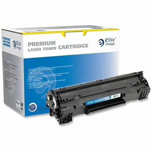 Elite Image Remanufactured Laser Toner Cartridge - Alternative for HP 36A (CB436A) - Black - 1 Each - 2000 Pages