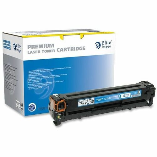 Elite Image Remanufactured Laser Toner Cartridge - Alternative for HP 125A (CB541A) - Cyan - 1 Each - 1400 Pages