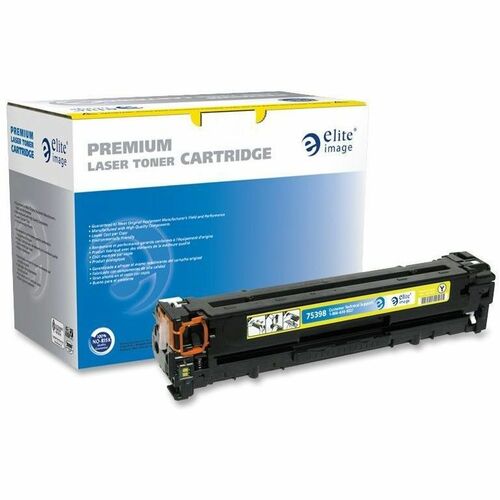 Elite Image Remanufactured Laser Toner Cartridge - Alternative for HP 125A (CB542A) - Yellow - 1 Each - 1400 Pages