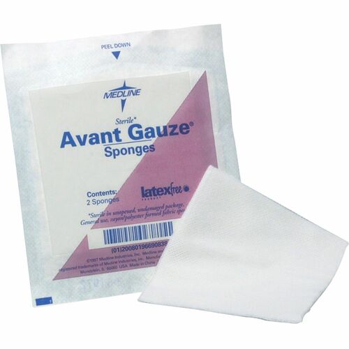 Picture of Medline Four-ply Sterile Gauze Nonwoven Sponges