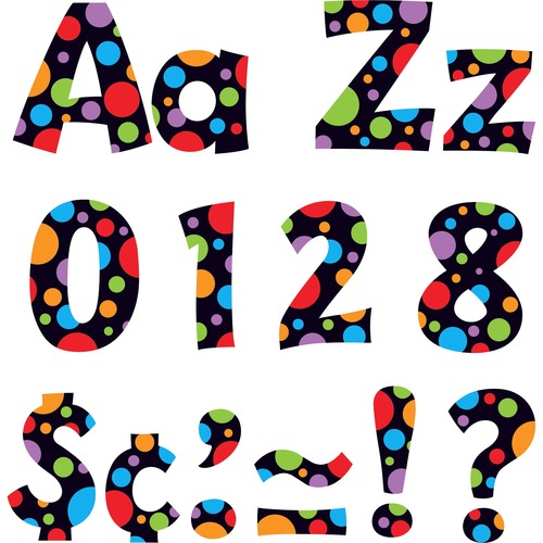 Picture of Trend Ready Letter Neon Dots