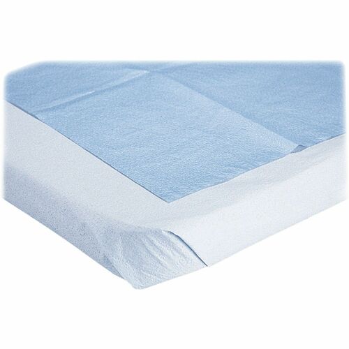 Medline Blue Disposable Stretcher Sheets - Tissue - For Medical - Blue - 50 / Box