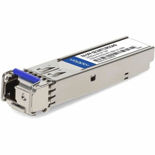 AddOn Juniper Networks EX-SFP-GE10KT13R15 Compatible TAA Compliant 1000Base-BX SFP Transceiver (SMF, 1310nmTx/1550nmRx, 10km, LC, DOM) - 100% compatible and guaranteed to work