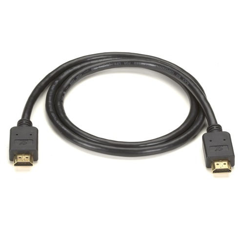 Black Box HDMI Cable - HDMI Male Digital Audio/Video - HDMI Male Digital Audio/Video - 3.28ft - Black