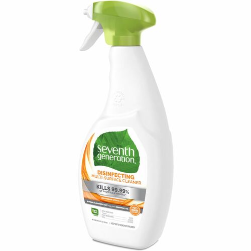 Seventh Generation Disinfecting Multi-Surface Cleaner - Spray - 26 fl oz (0.8 quart) - Lemongrass Citrus Scent - 1 Each