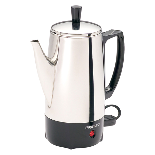 Presto Brewer - 500 W - 6 Cup(s) - Multi-serve - Stainless Steel Body