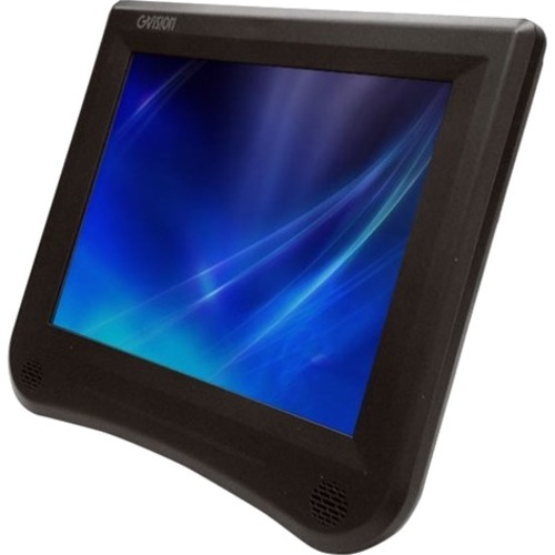 GVision P10PS-JA 10.4" LCD Touchscreen Monitor - 45 ms - 5-wire Resistive - 800 x 600 - SVGA - 400:1 - 220 Nit - Speakers - USB - VGA - Black
