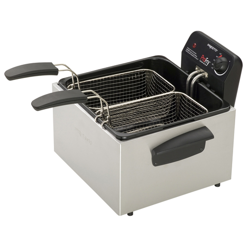 Presto ProFry 05466 Dual Basket Deep Fryer - 3 quart Oil
