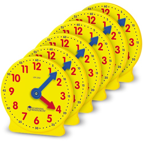 Learning Resources Pre K-4 Learning Clocks Set - Theme/Subject: Learning - Skill Learning: Time - 3-9 Year - Multi
