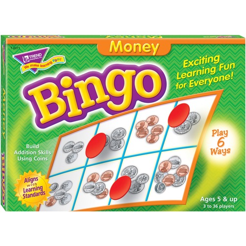 Trend Money Bingo Games - Theme/Subject: Learning - Skill Learning: Early Skill Development - 5-9 Year - Multi