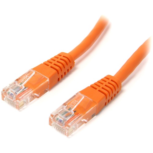 15ft Cat5e Orange Molded RJ45 UTP Cat 5e Patch Cable