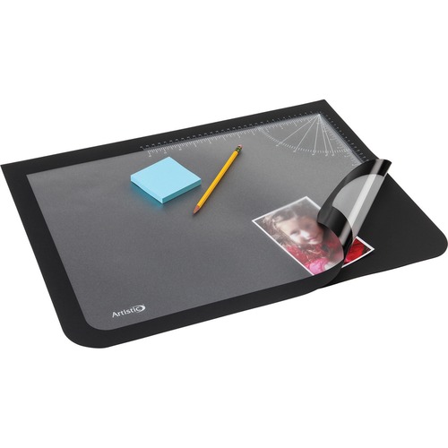Picture of Artistic Clear Nonglare Logo Pad Desk Organizer