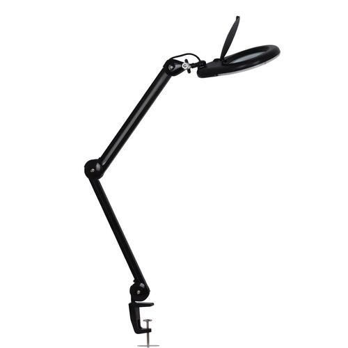 Catalina Lighting 17553000 Magnifier Lamp - 1 x 22 W Fluorescent Bulb - Swivel Arm - Black - Lamps - EVO60792