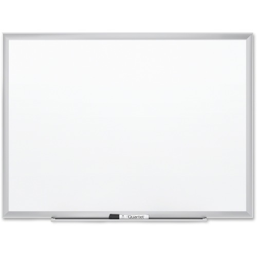 Quartet Marker Board - 48" (4 ft) Width x 36" (3 ft) Height - White Surface - Aluminum Frame - 1 Each - Magnetic Boards - QRT2544