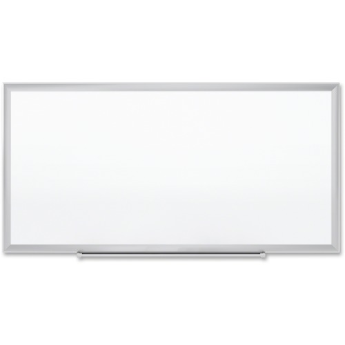 Quartet Marker Board - 96" (8 ft) Width x 48" (4 ft) Height - White Surface - Aluminum Frame - 1 Each