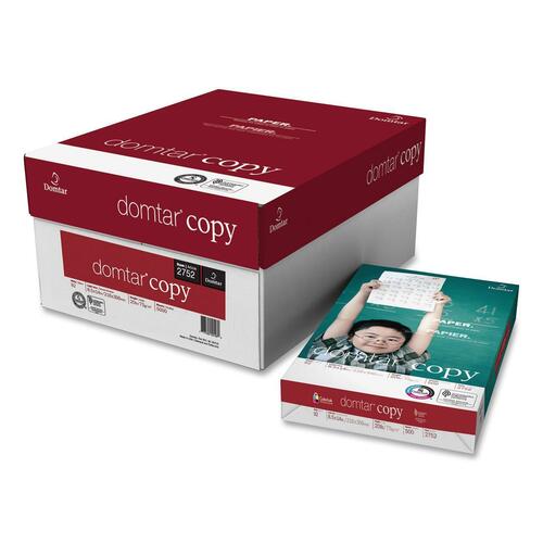Domtar Copy Paper - 92 Brightness - 88% Opacity - Legal - 8 1/2" x 14" - 20 lb Basis Weight - 500 / Ream - Copy & Multi-use White Paper - DMR2752