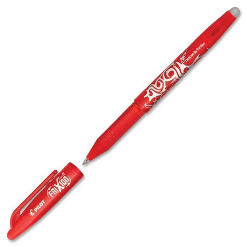 FriXion Gel Pen - Medium Pen Point - Red Gel-based Ink - Red Barrel - 1 Each