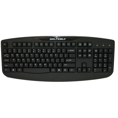 Seal Shield STK503 Keyboard - Cable Connectivity - USB Interface - English, French - Membrane Keyswitch