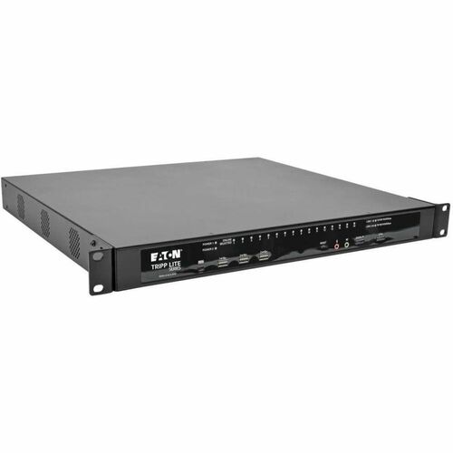 Tripp Lite 16-Port KVM Switch Cat5 Over IP 1 Local 2 Remote User 1U TAA GSA - 16 Computer(s) - 1 Local User(s) - 2 Remote User(s) - UXGA - 1600 x 1200 - 16 x Network (RJ-45) - 2 x PS/2 Port - 2 x USB - Rack-mountable - 1U - TAA Compliant