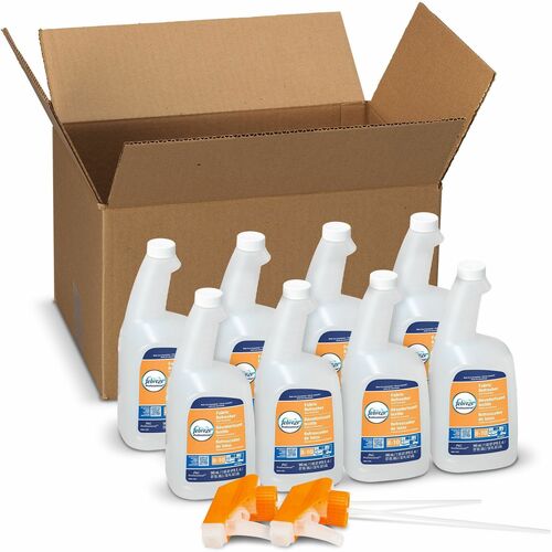 Febreze Fabric Refresher Spray - Spray - 32 fl oz (1 quart) - Fresh Scent - 8 / Carton - White