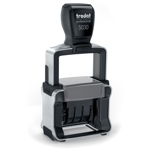 Trodat Professional Date Stamp - Date Stamp - 10000 Impression(s) - Black - Recycled - 1 Each