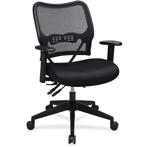 Office Star Space Air Grid 13 37n9wa Deluxe Task Chair Black