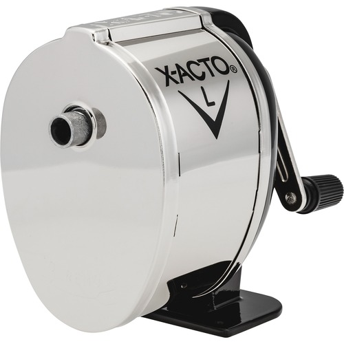 X-Acto Model L Standard Pencil Sharpener - Desktop - 1 Hole(s) - Silver - 1 Each