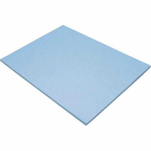 Tru-Ray Construction Paper - Project, Bulletin Board - 24"Width x 18"Length - 50 / Pack - Sky Blue - Sulphite