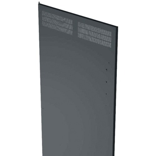 Middle Atlantic Top & Bottom Vented Rear Door - Steel - Black - 27U Rack Height