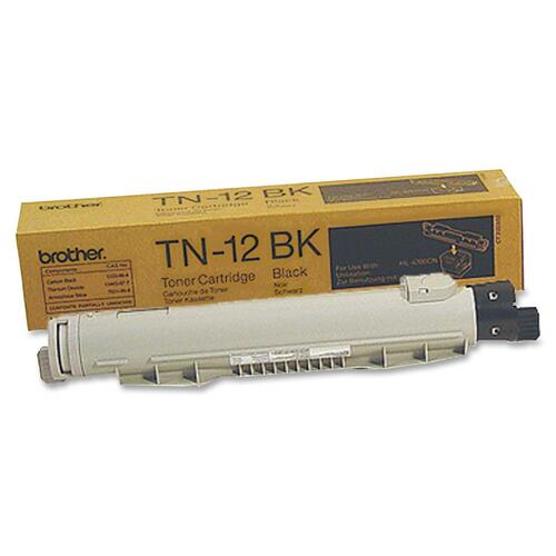 Brother TN12BK Toner Cartridge - Laser - 9000 Pages - Black - 1 Each