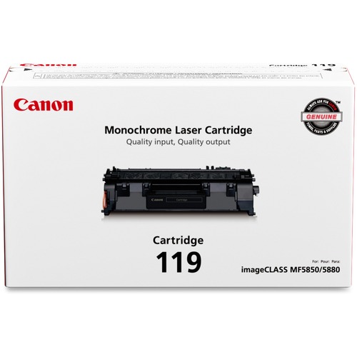 Canon Original Toner Cartridge - Laser - Black - 1 Each