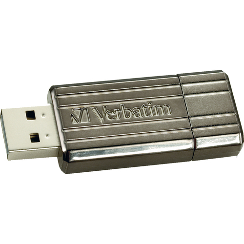 Verbatim 8GB Store 'n' Go BlazeDrive 97196 USB 2.0 Flash Drive - 8 GB - USB 2.0 - Metallic - Lifetime Warranty